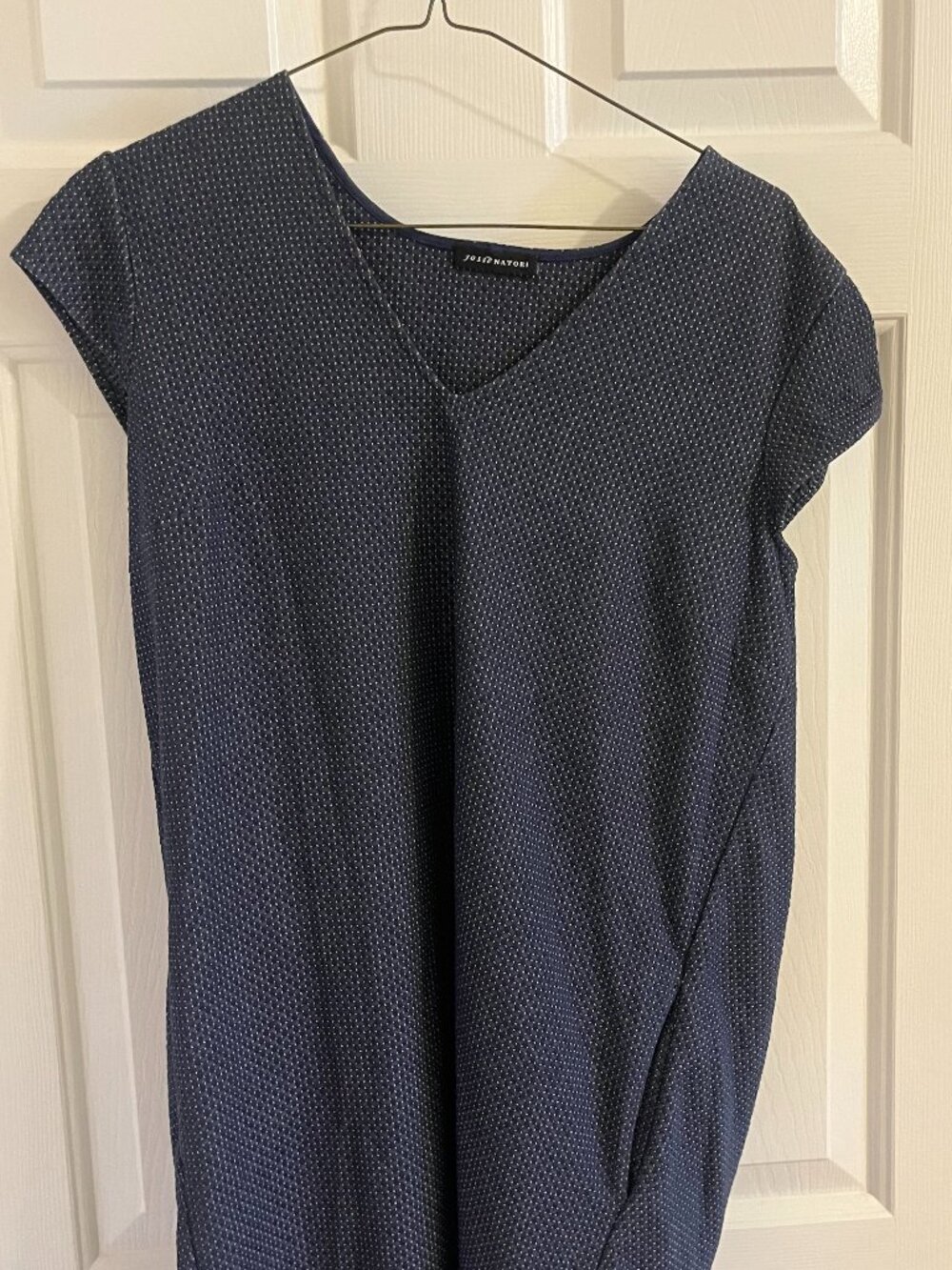 Navy blue short sleeved oversized dress - size S